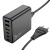 Мережевий Зарядний Пристрій Hoco C133A 75W 1USB/18W/QC3.0 + 1Type-C/45W/PD (Чорний) мережевий зарядний пристрій hoco c133a 75w 1usb/18w/qc3.0 + 1type-c/45w/pd (чорний)