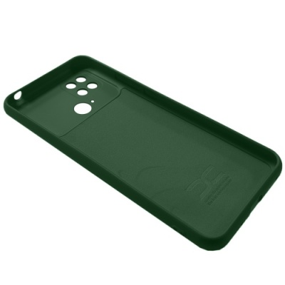 Купить силіконовий чохол soft silicone case для xiaomi poco c40 (темно-зелений) онлайн