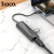 usb hub hoco hb42 4-in-1 (type-c to usb3.0*3+rj45 1gbps) (l=0.2m) (чорний) 