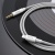 кабель aux hoco upa19 3.5mm(male) - lightning(male) 1m (сталевий) 