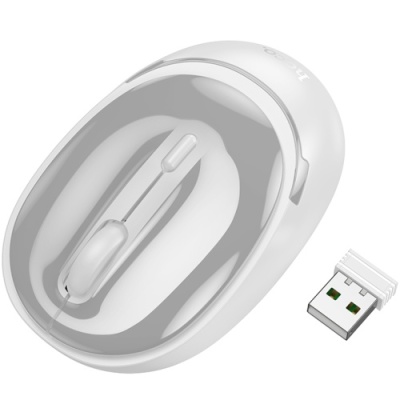 мишка бездротова hoco gm34 nuevo dual mode 2.4g + bluetooth (3.0+5.2) (білий) 