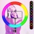 кільцева лампа rgb mj33 33см 