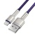 кабель baseus cafule metal usb - lightning 2.4a/1m (caljk-a05) (purple) 