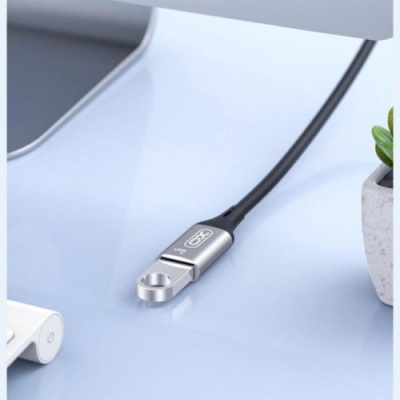 подовжувач xo usb nb219 usb male to usb female (2м) (чорний) 