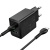 Мережевий Зарядний Пристрій Hoco N69 1USB/18W/QC3.0 + 1Type-C/20W/PD + (Type-C - Type-C) (Чорний) мережевий зарядний пристрій hoco n69 1usb/18w/qc3.0 + 1type-c/20w/pd + (type-c - type-c) (чорний)