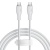 кабель baseus pudding series fast charging cable type-c - type-c 100w/2m (p10355702221-01) (white) 