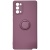 Купить силіконовий чохол soft silicone casevsmagnet ring для samsung n980 galaxy note 20 - cherry purple онлайн