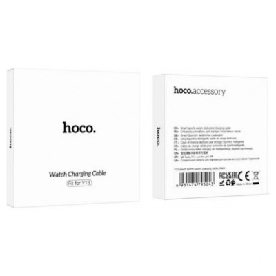 зарядний пристрій для смарт-годинника hoco y13 магнітний (чорний) 4mm*12.5mm 