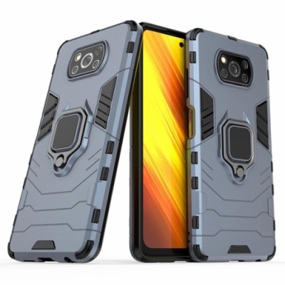 Купить чохол-накладка armor magnet для xiaomi poco x3/x3 pro - blue онлайн