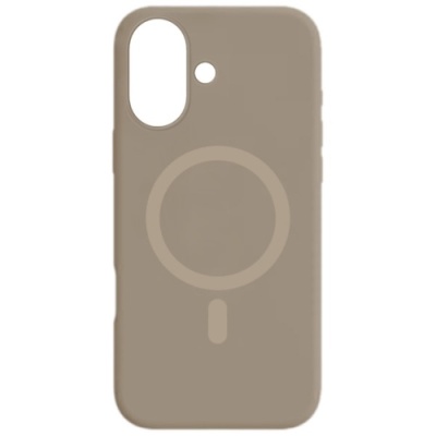 Купить чохол silicone case with magsafe для apple iphone 17 (desert gold) онлайн