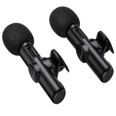 мікрофон петличний бездротовий borofone bfk16a type-c (чорний) 