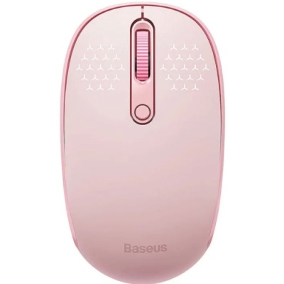 мишка бездротова baseus f01b tri-mode wireless mouse (b01055503413-00) pink 