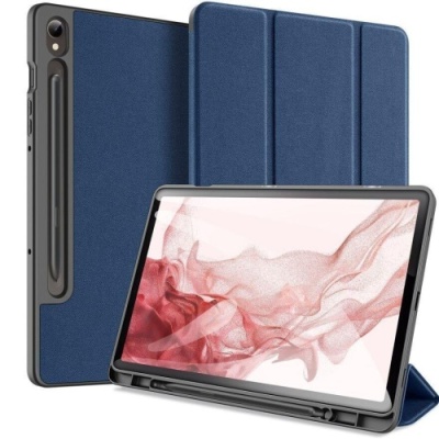 Купить чохол dux ducis domo для samsung tab s9 fe (x510/x516b) with s pen holder & auto sleep wake (blue) онлайн