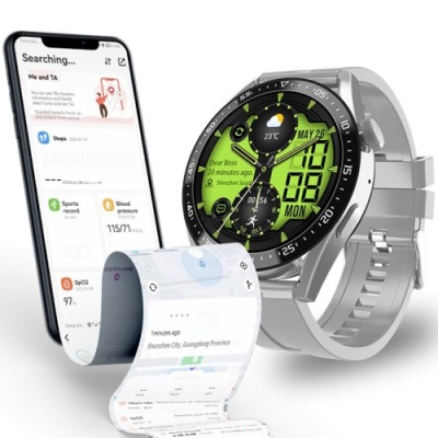 смарт-годинник xo w3 pro (срібний) 