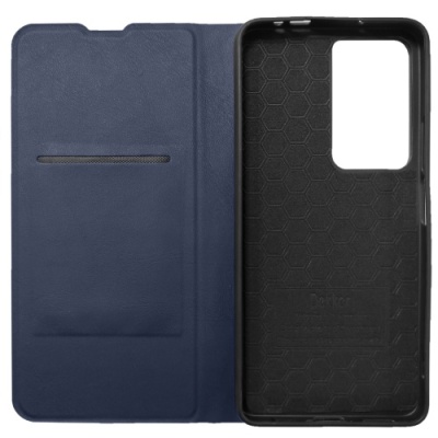 Купить чохол-книжка elastic для xiaomi poco f4 4g/5g (темно-синій) онлайн