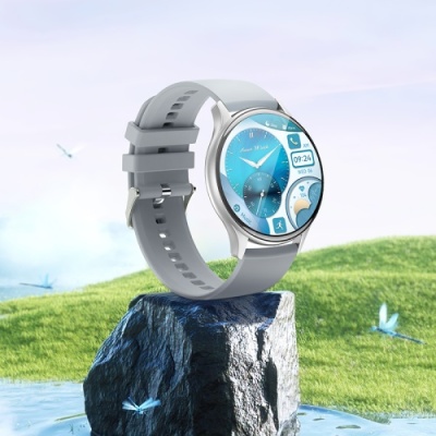 смарт-годинник hoco y15 amoled (срібний) 