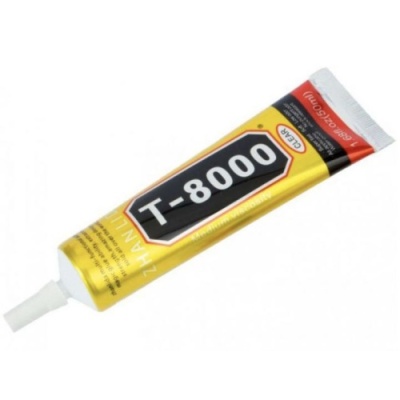 клей силіконовий  t-8000, чорний, 50ml, в тюбику з дозатором