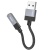 перехідник hoco upa32d usb - jack 3.5 (чорний) 