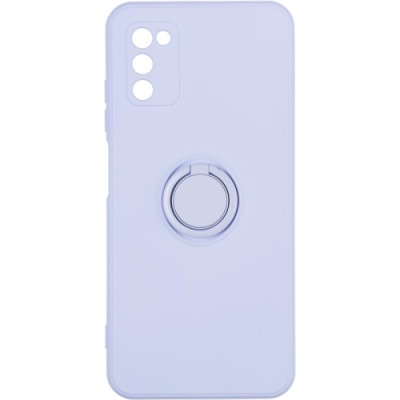 Купить силіконовий чохол soft silicone casevsmagnet ring для samsung a037 galaxy a03s - lavander онлайн