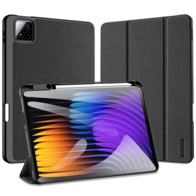 Купить чохол dux ducis domo для xiaomi pad 7/ pad 7 pro/ pad 8/ pad 8 pro with stylus pen holder & auto sleep wake (black) онлайн