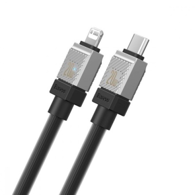 кабель baseus coolplay series (pd) type-c - lightning 20w/5a/2m (cakw000101) (black) 