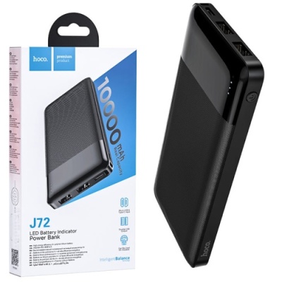 додаткова батарея power bank hoco j72 10000mah (чорний) 