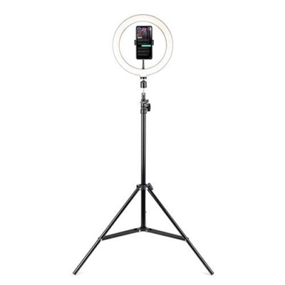 набір 2 в 1 трипод для смартфонів + світлодіодне кільце havit hv-st7012i 