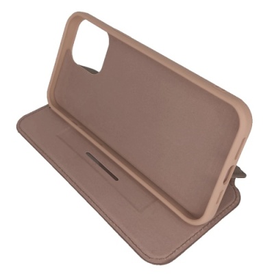 Купить чохол-книжка fitow leather для apple iphone 12 pro max - brown онлайн