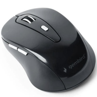 мишка бездротова оптична gembird musw-6b-01 (чорний) 