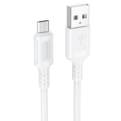 кабель borofone bx111 usb - microusb 2.4a/1m (білий) 
