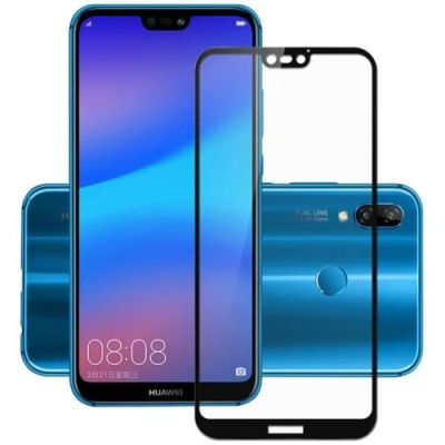 захисне скло ipaky для huawei p20 lite (чорний) 