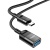 Подовжувач USB Hoco U107 Type-C male to USB female USB3.0 (Чорний) подовжувач usb hoco u107 type-c male to usb female usb3.0 (чорний)