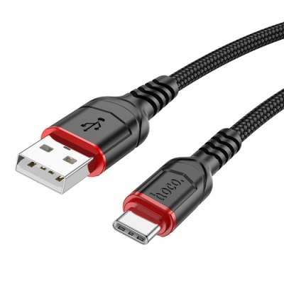 кабель hoco x59 victory usb - type-c 3.0a/3m (чорний) 