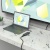 usb hub hoco hb15 (type-c to usb3.0*3+hdmi+pd) (сірий) 