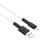 кабель borofone bx31 silicone usb - lightning 2.4a/1m (білий) 