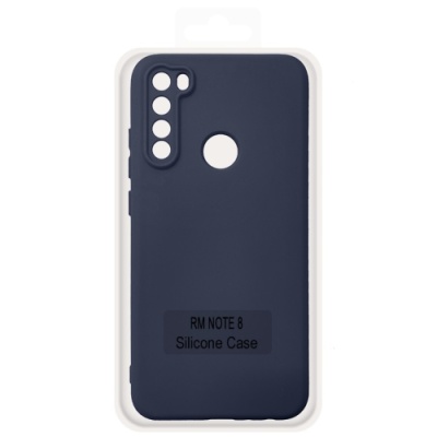 Купить чохол soft silicone case full для xiaomi redmi note 8/note 8 2021 (dark blue) онлайн