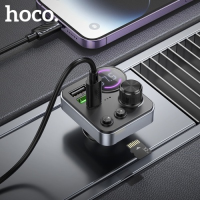 FM Модулятор Hoco E86 (Чорний)