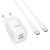 Мережевий Зарядний Пристрій Hoco C149A 1USB/18W/QC3.0 + 1Type-C/30W/PD + (Type-C - Type-C) (Бiлий) мережевий зарядний пристрій hoco c149a 1usb/18w/qc3.0 + 1type-c/30w/pd + (type-c - type-c) (бiлий)