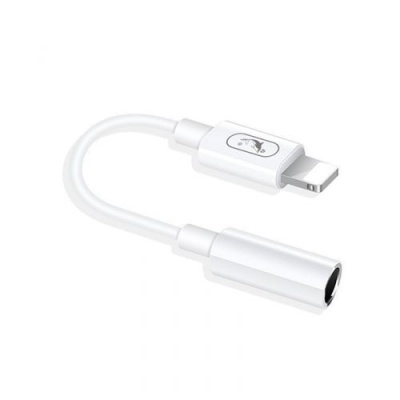 перехідник skydolphin au02 lightning - aux (3.5mm) (only music) (білий) 