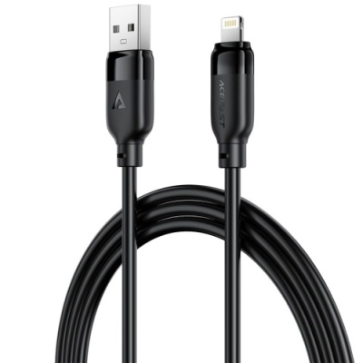 кабель acefast c16-06 usb - lightning (2м) (чорний) 