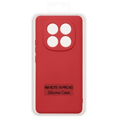Купить чохол soft silicone case full для xiaomi redmi note 14 pro 4g (червоний) онлайн