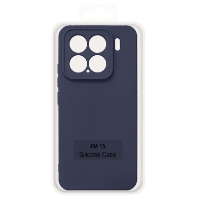 Купить чохол soft silicone case full для xiaomi 15 (dark blue) онлайн