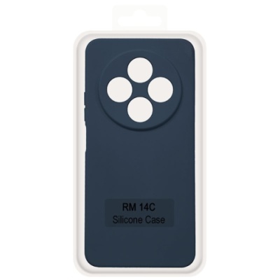 Купить чохол soft silicone case full для xiaomi redmi 14c/poco c75/redmi a4/17c (темно-синій) онлайн