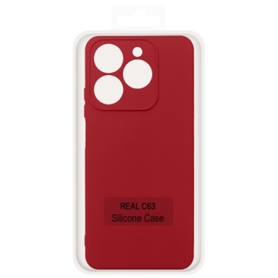Купить чохол soft silicone case full для realme c61/realme c63 (red) онлайн