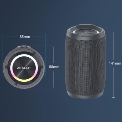портативна колонка zealot s49 (чорний) 