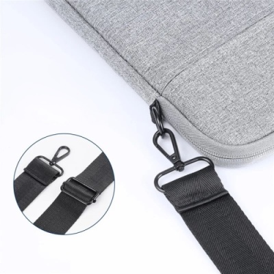 сумка для ноутбука dux ducis lbjb shoulder bag for 14"-15.4" (light grey) 