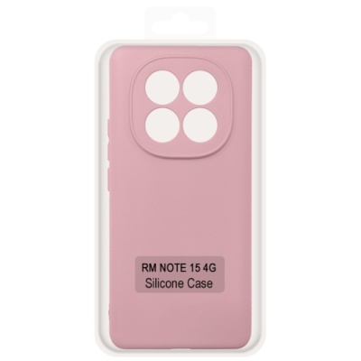 Купить чохол soft silicone case full для xiaomi redmi note 15 4g (164.03/75.42/7.94) (pink) онлайн