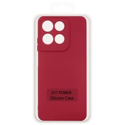 Купить чохол soft silicone case full для motorola g17/g17 power (red) онлайн