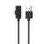 перехідник hoco ls9 lightning - (lightning audio+lightning charge) 1.2m (чорний) 