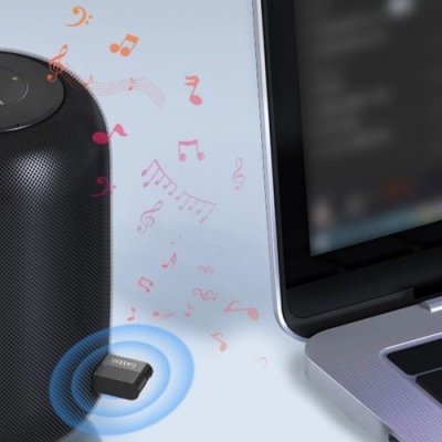 Bluetooth аудіо ресівер Earldom ET-M90 BT5.0 (Чорний)